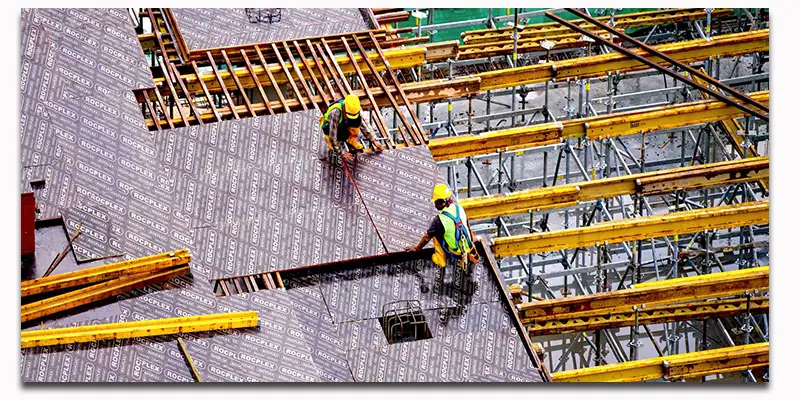 Film faced plywood for repeat pours Concrete formwork program using film faced plywood for repeat pours