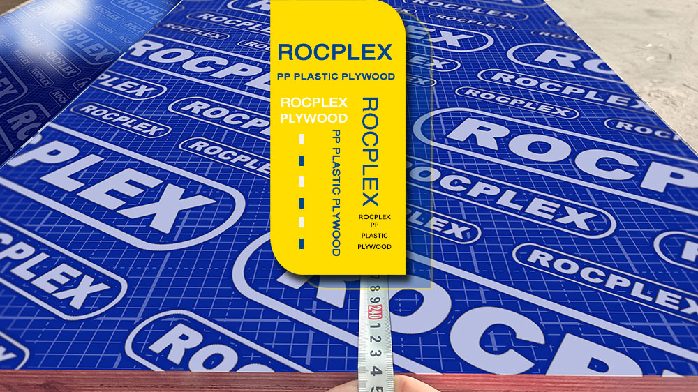 ROCPLEX PP Plastic Coated Plwood