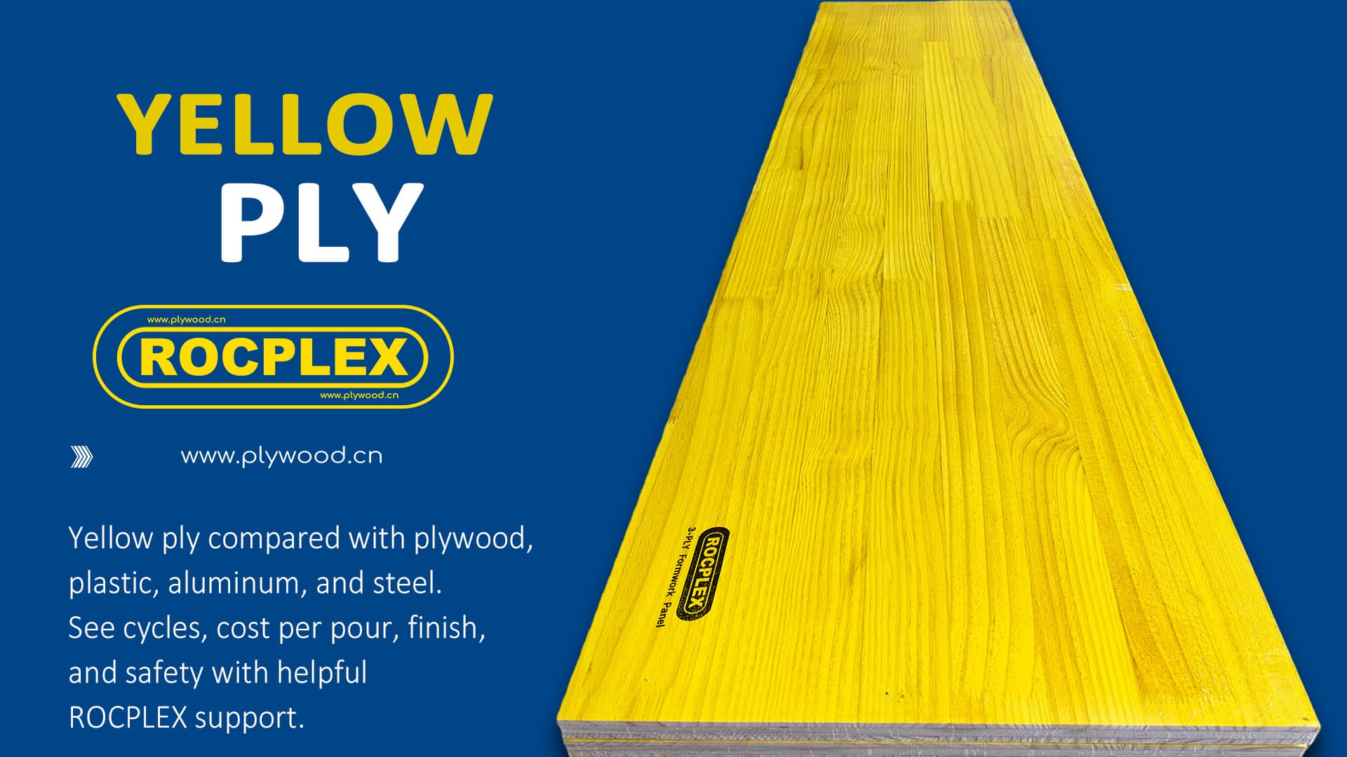 Yellow Ply Formwork Board
