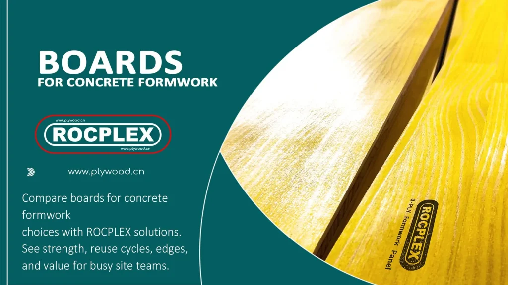 boards for concrete formwork