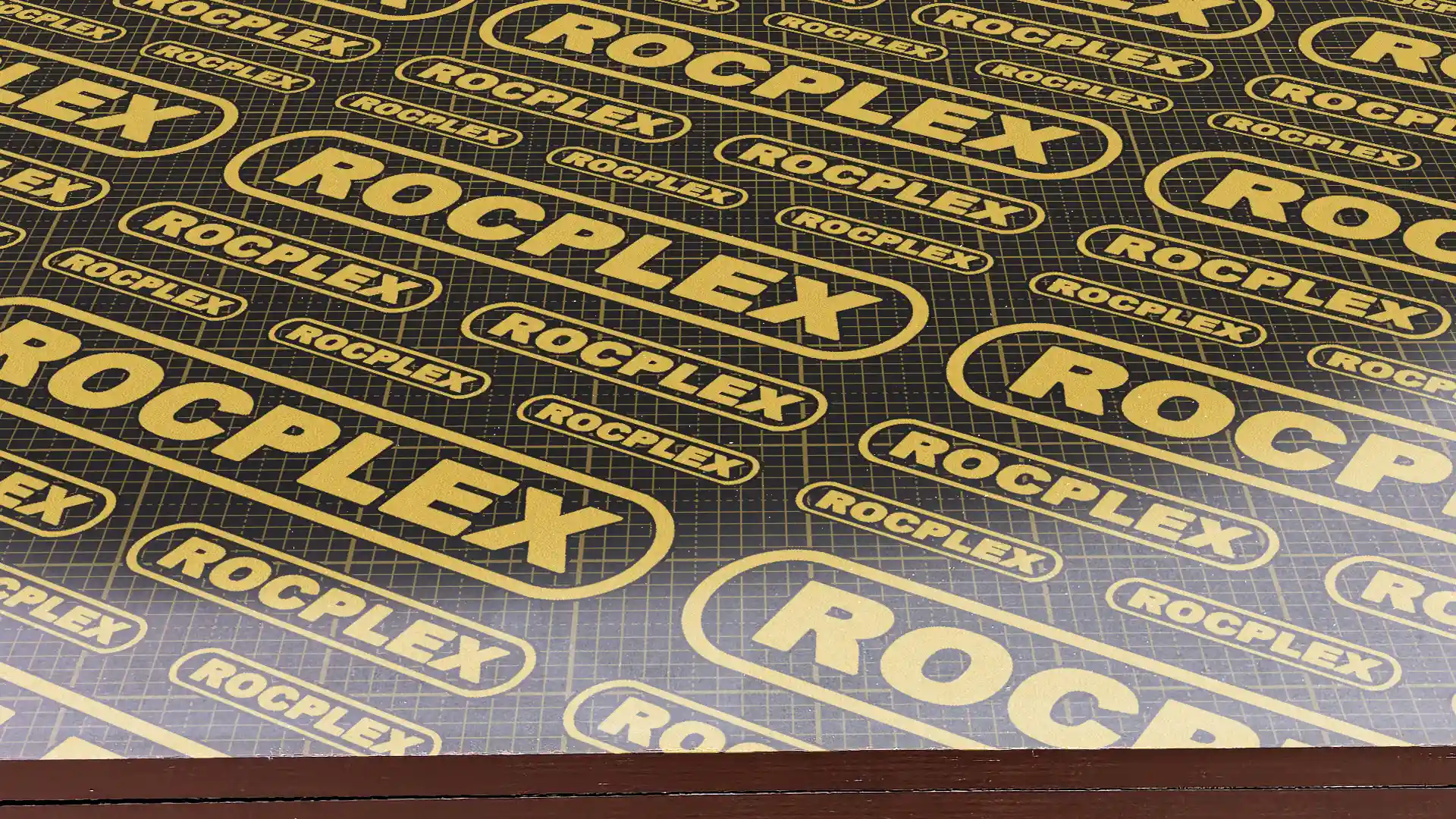 ROCPLEX film faced plywood for better reuse and cleaner concrete finish in repeat formwork pours