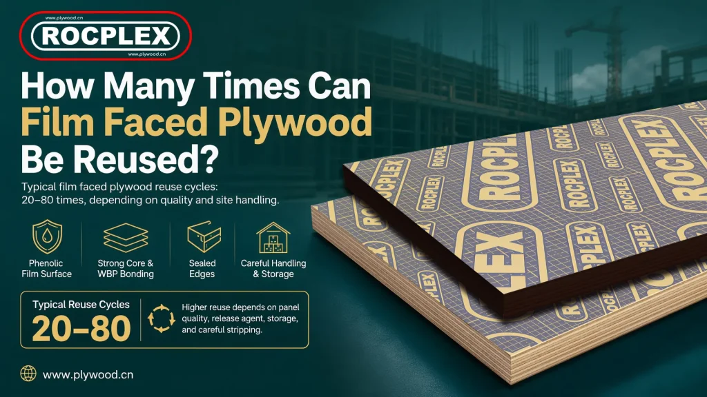 Film Faced Plywood Reuse Cycles For Better Cost Per Pour How Many Times Can Film Faced Plywood Be Reused