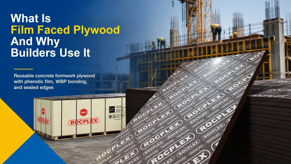What Is Film Faced Plywood for Concrete Formwork What is film faced plywood for concrete formwork with clean release and smooth finish